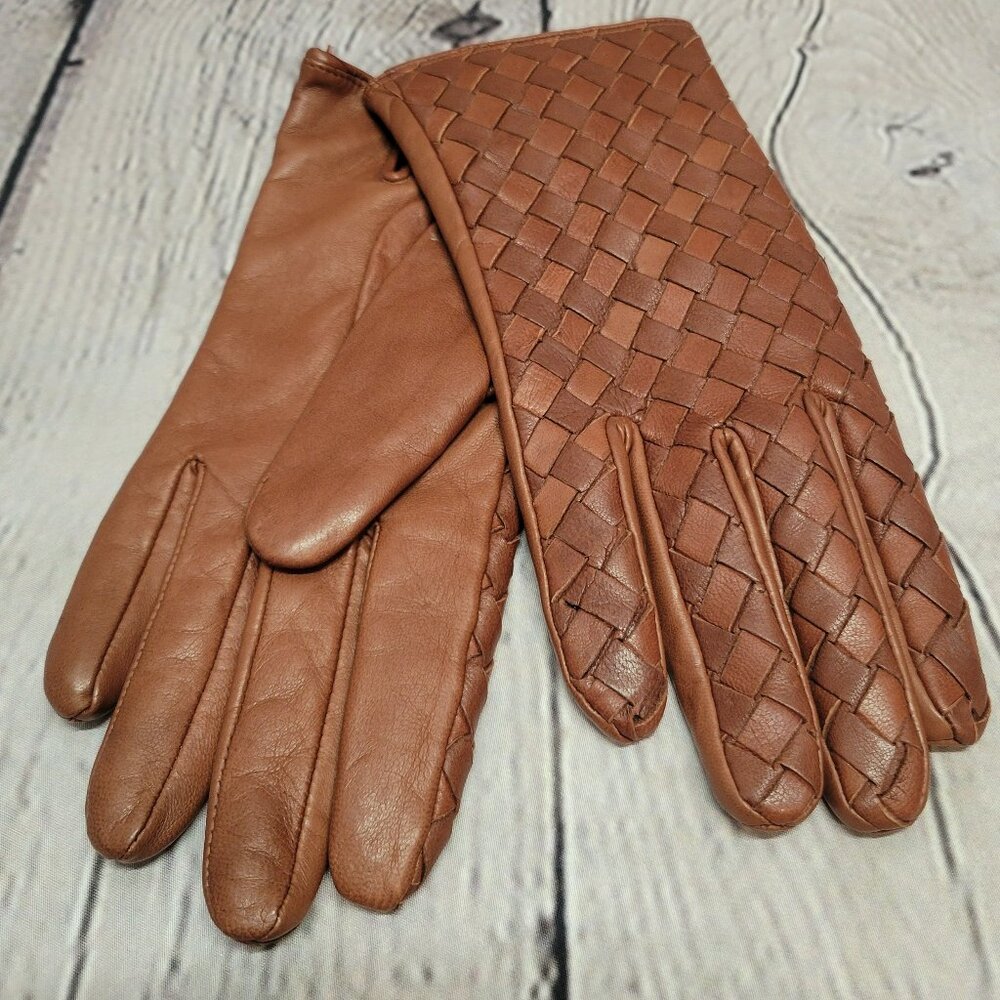 Bloomingdale's Fancy Nappa Leather Gloves - Exclusive